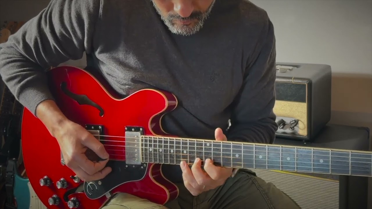 Jammin' on an Epiphone ES339