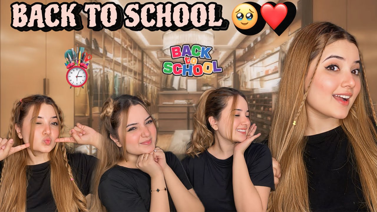 10 Easy HeatLess Back To School Hairstyles! 🥳❤️ | @RabeecaKhan |