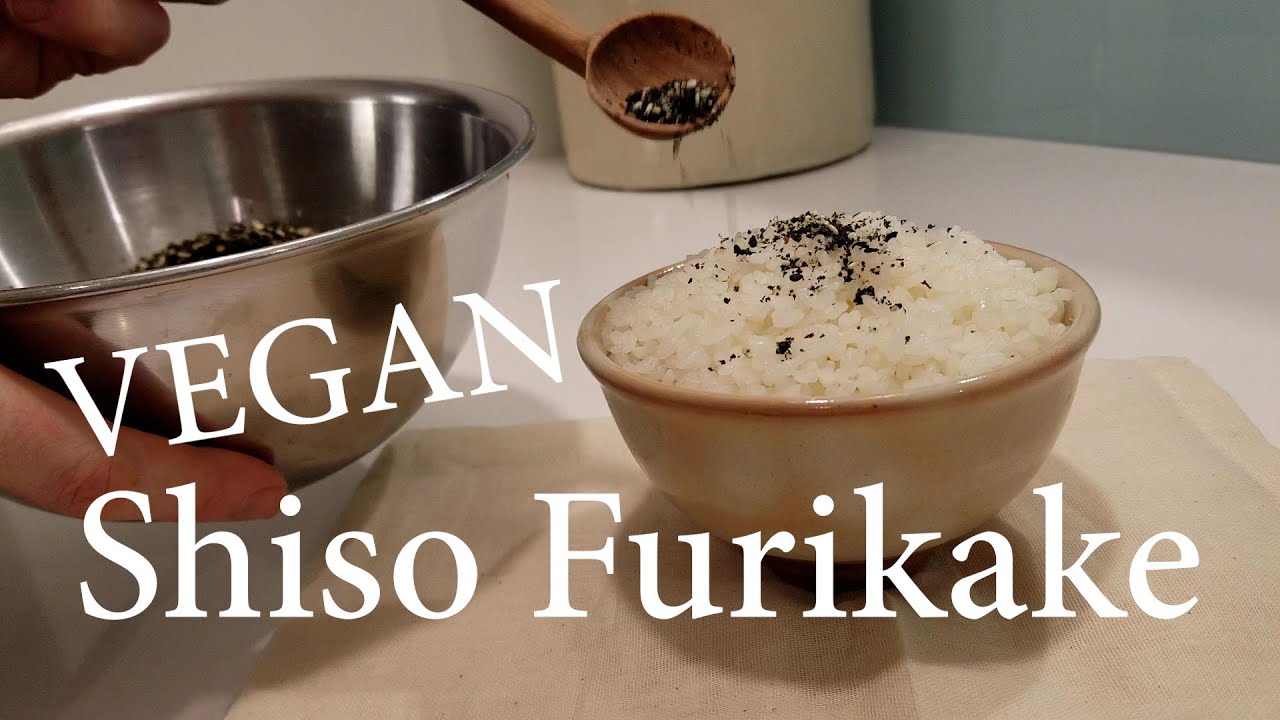 How to make #vegan Shiso Furikake (Japanese rice seasoning)