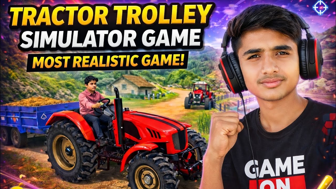 Real Tractor Trolley Simulator – Most Realistic Gameplay! Hd video 