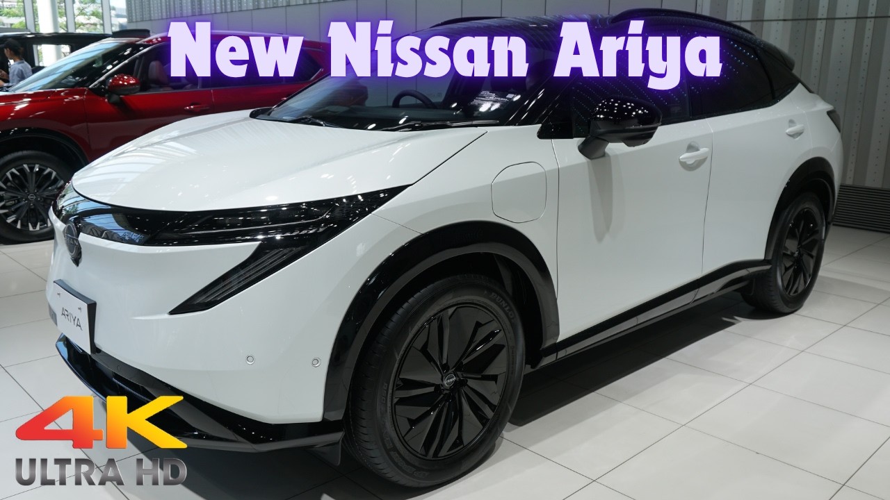 新型日産アリアB9 e-4ORCE プレミア2026年モデル - NEW 2026 NISSAN ARIYA B9 e-4ORCE White - New Nissan Ariya 2026