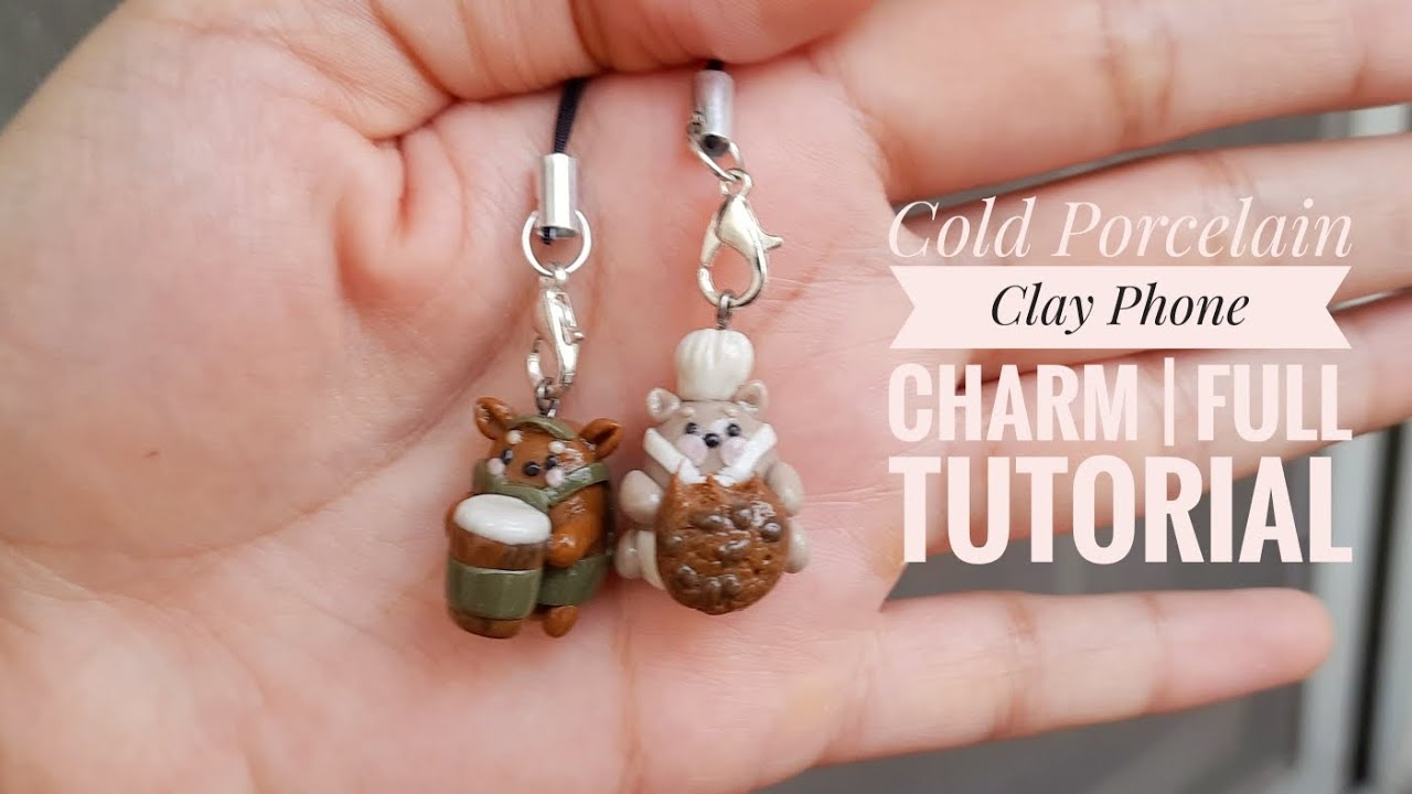 Cold Porcelain Clay Phone Charms Tutorial