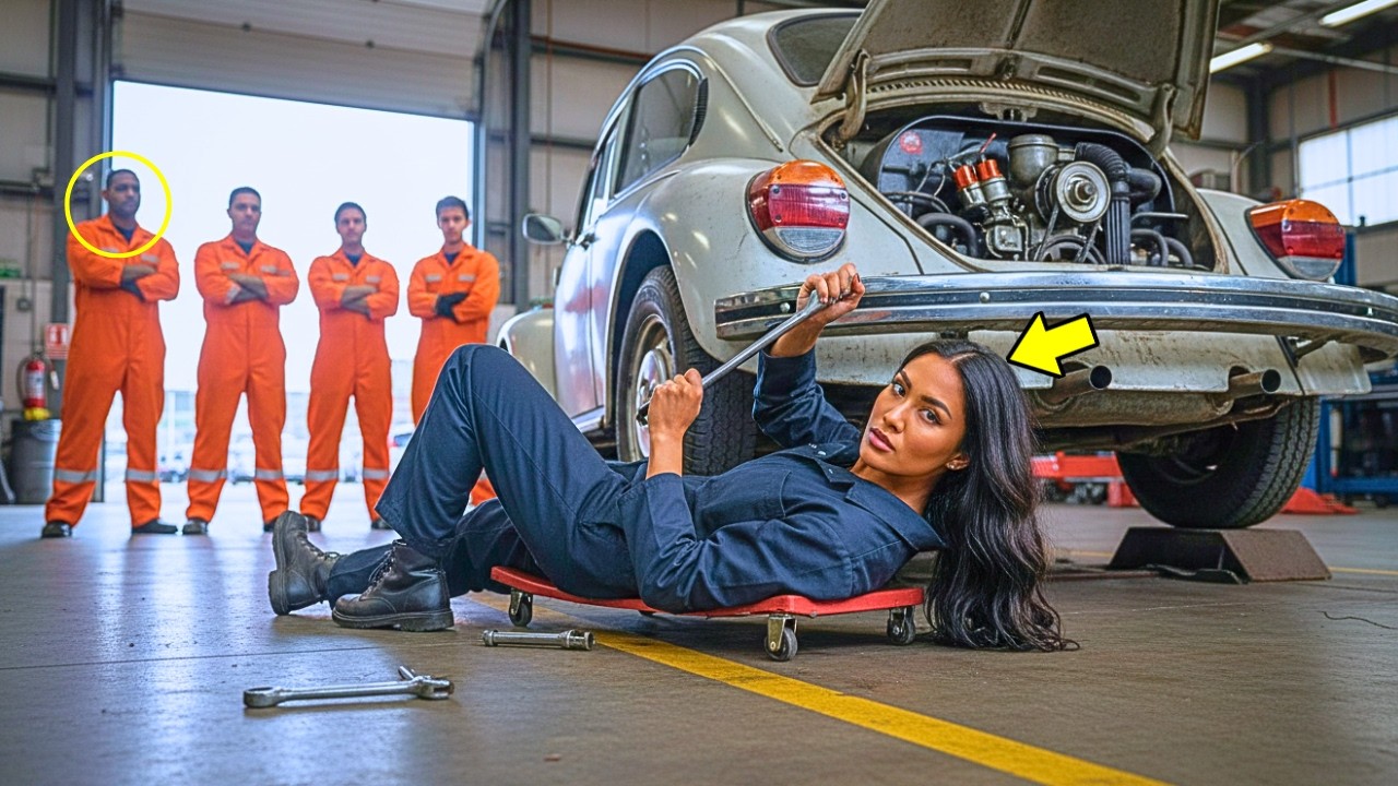 “ESSE FUSCA JÁ ERA” — 7 MECÂNICOS DESISTIRAM… ATÉ QUE UM ÚNICO DETALHE QUE ELA NOTOU, MUDOU TUDO