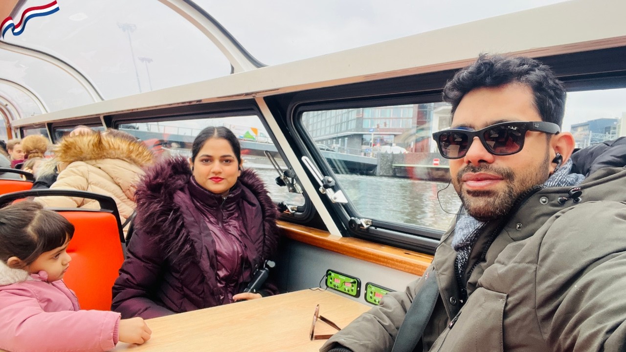 Amsterdam Canal Cruise 🚤 Amazing Views & Historic Buildings | Travel Vlog