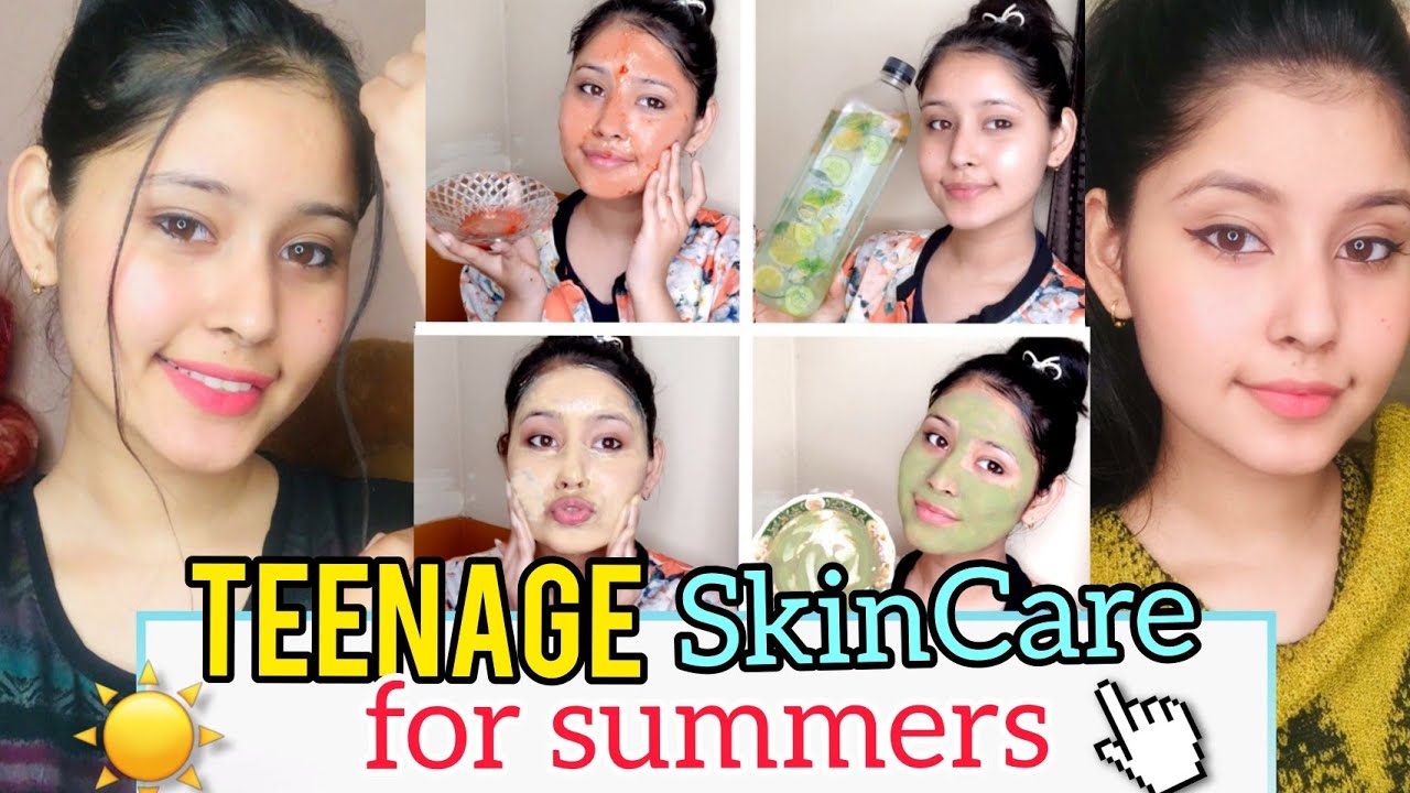 SUMMER Morning Skin Care Routine for TEENAGERS|With home remedies |Get glowing & clear Skin | 2021