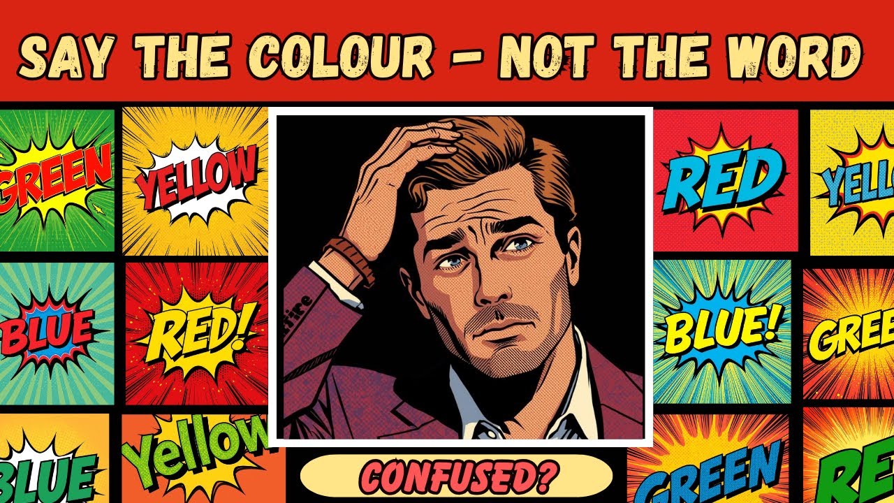 Say the Colour, Not the Word — 1935 Stroop Test