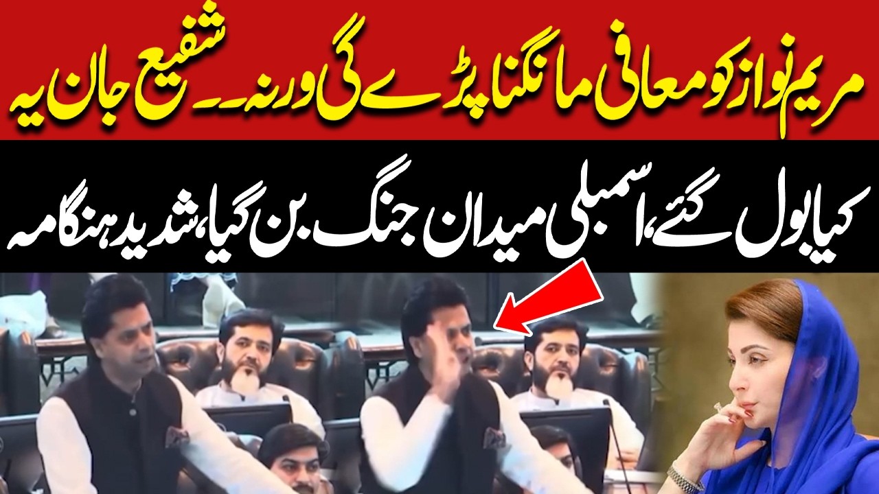 &ldquo;Maryam Nawaz Must Apologize!&rdquo; | Shafi Jan&rsquo;s Explosive Remarks | Stunning Speech In KP Assembly