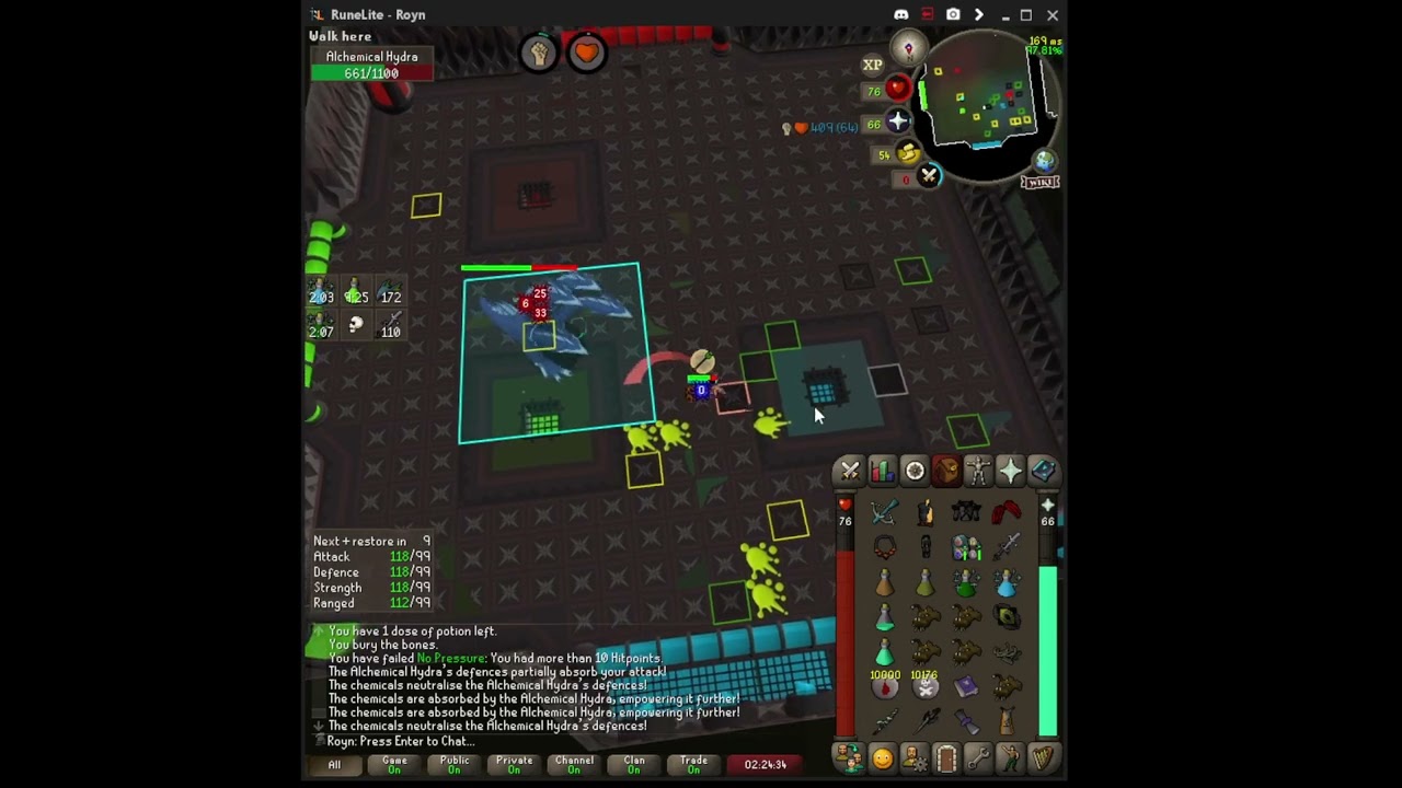 No Tbow Hydra GM Speed Time