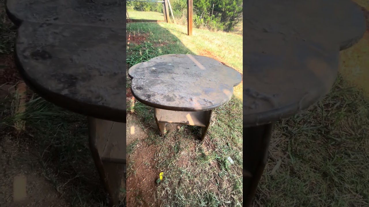 This Table Was One Step from the Dump 💀 (Before & After Flip)