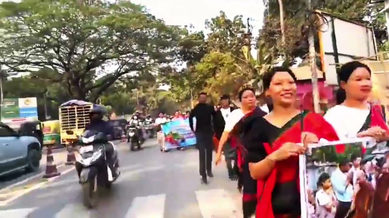 Walk for Peace জয় জয় বৌদ্ধ পতাকা Joy Joy Buddha Potaka,