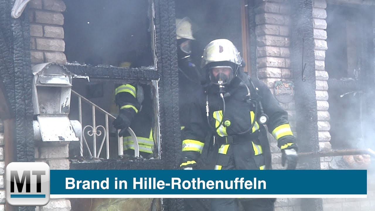 Brand in Hille-Rothenuffeln