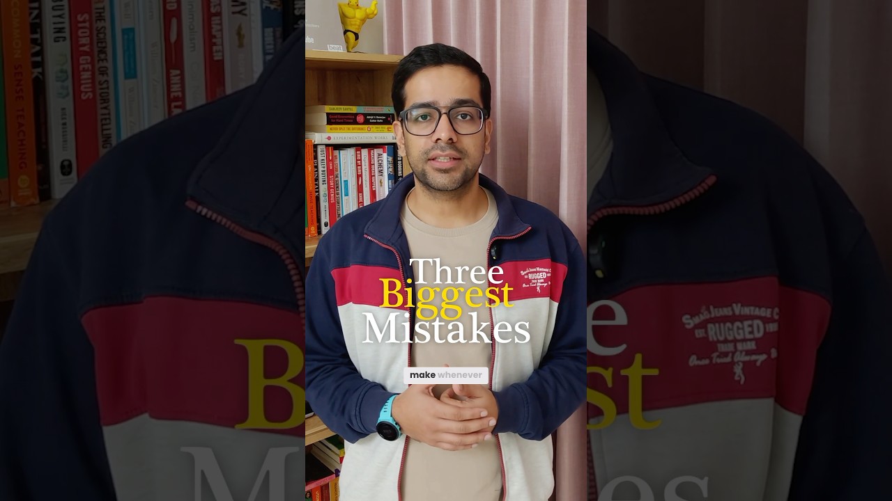 3 BIG mistakes that NEW aspirants make