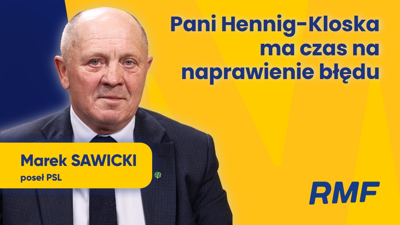 Marek Sawicki rozbrajająco o ministrze zdrowia: Ja jej nie znam
