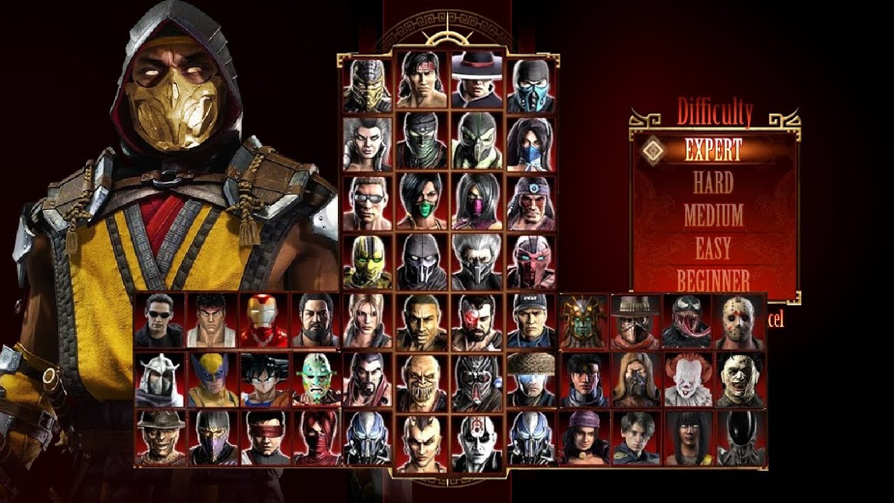 Mortal Kombat 9 - SCORPION MK11 MOD - Expert Arcade Ladder - Gameplay @ (1080p) - 60ᶠᵖˢ ✔