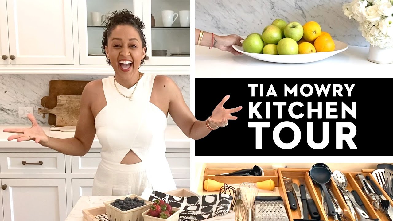 Tia Mowry Shows Us Her Perfectly Organized Kitchen | Good Housekeeping