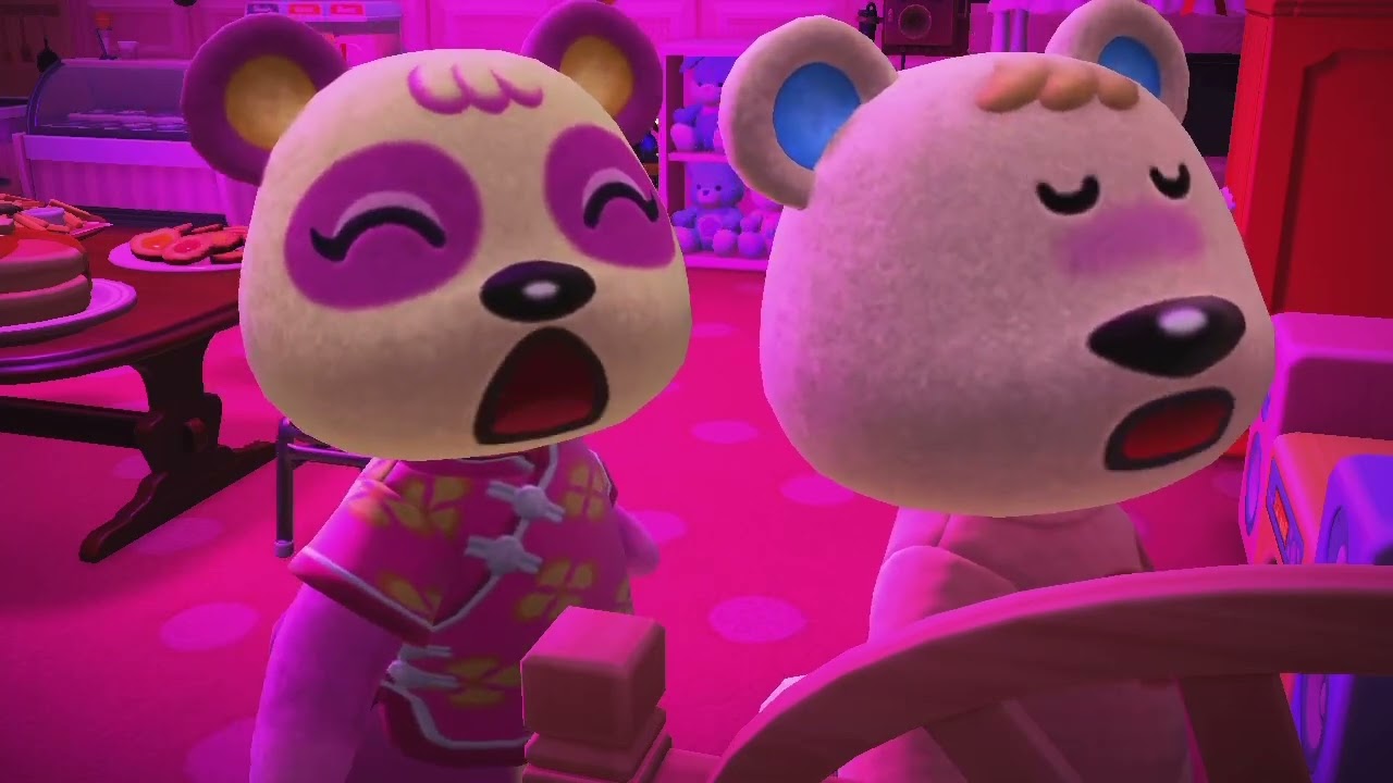 Animal Crossing New Horizons singing moments 72
