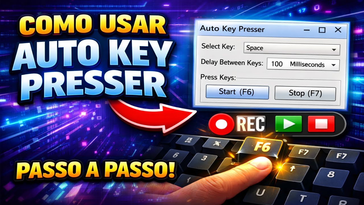 Como Pressionar Tecla Automaticamente no Windows com Auto Key Presser