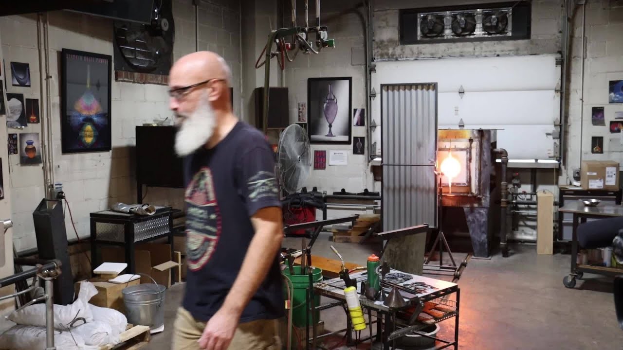 Hot Glass demonstrates glassblowing as part of Bickelhaupt Arboretum project