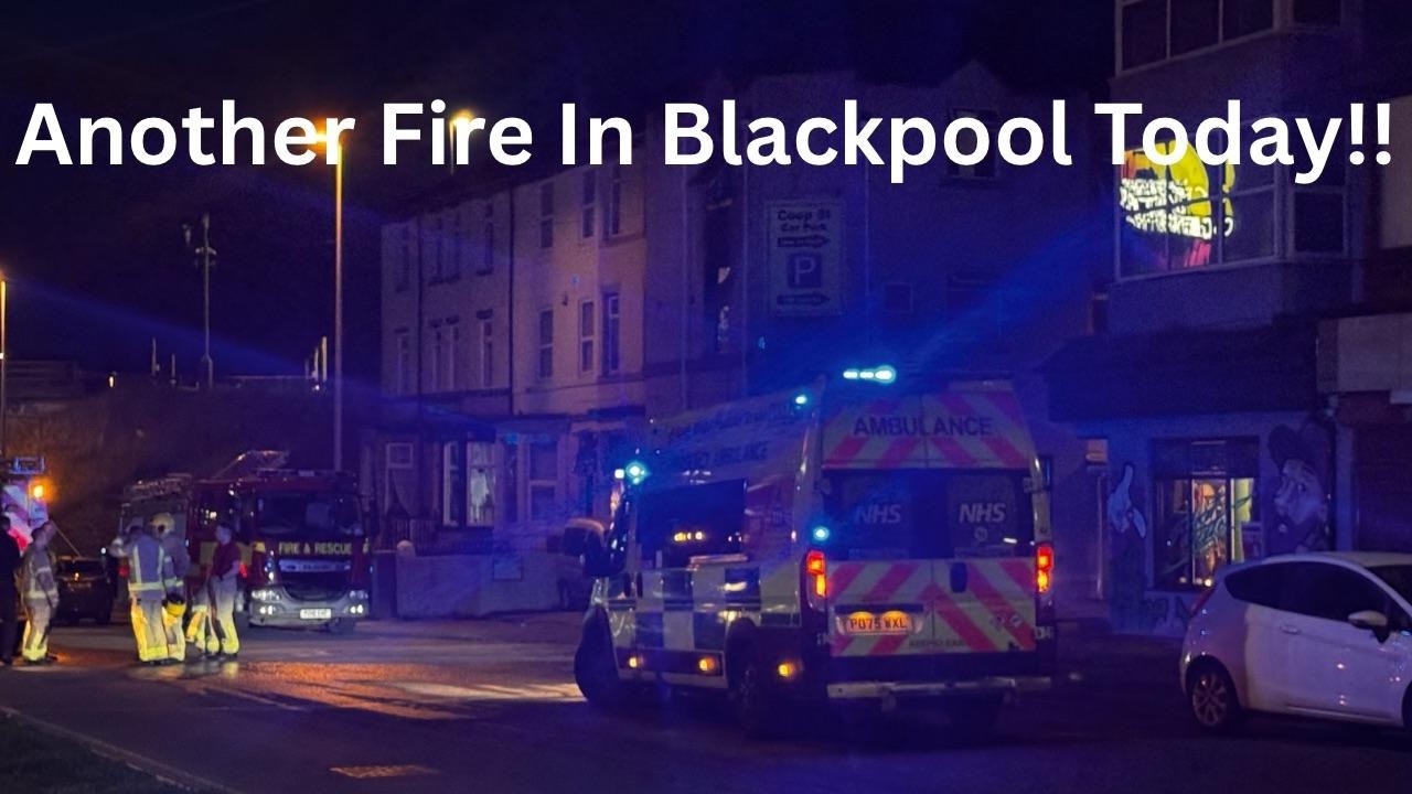 🔥 Shocking Fire Erupts on Coop Street in Blackpool! Streets Blocked Off - What Happened? 🚨