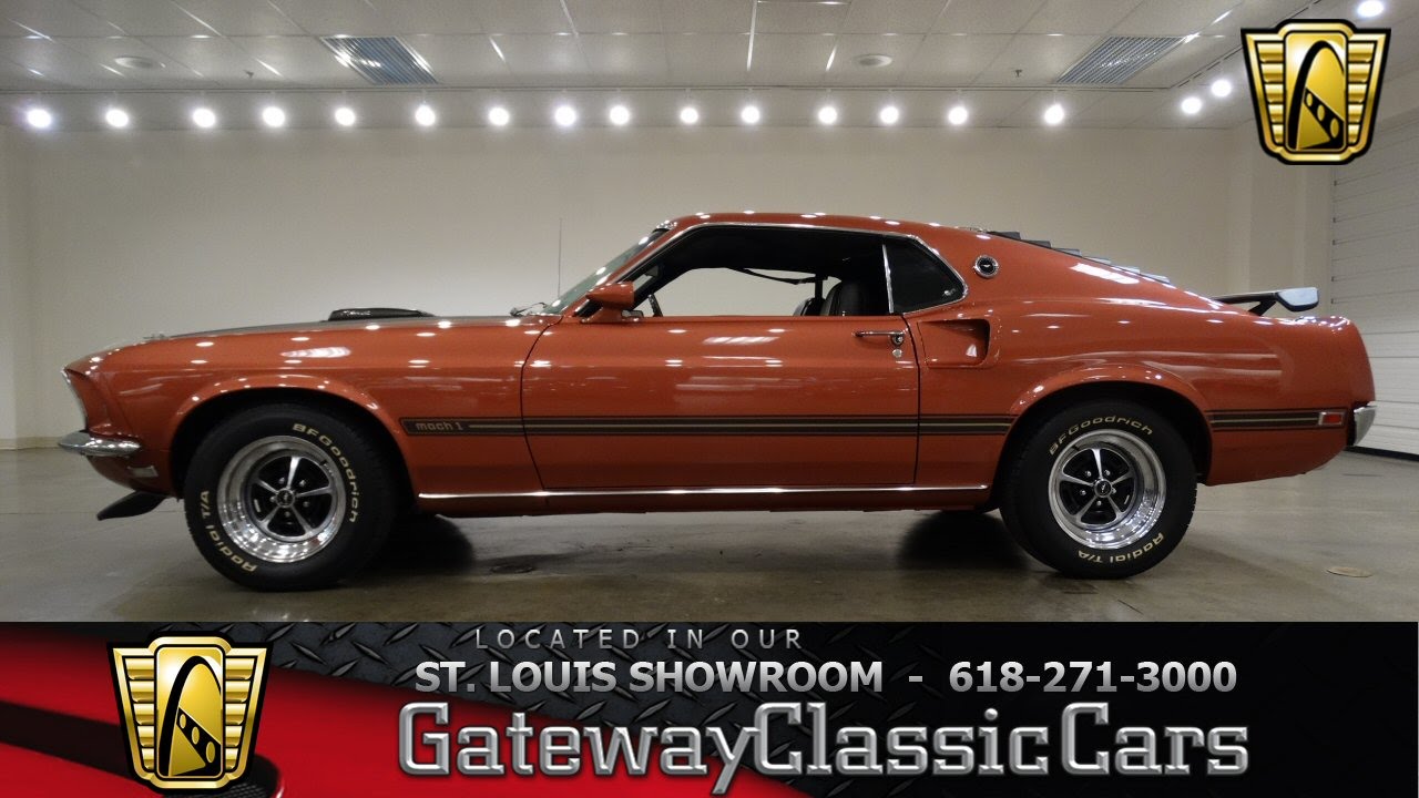 #6877 1969 Ford Mustang Mach 1 - Gateway Classic Cars of St. Louis