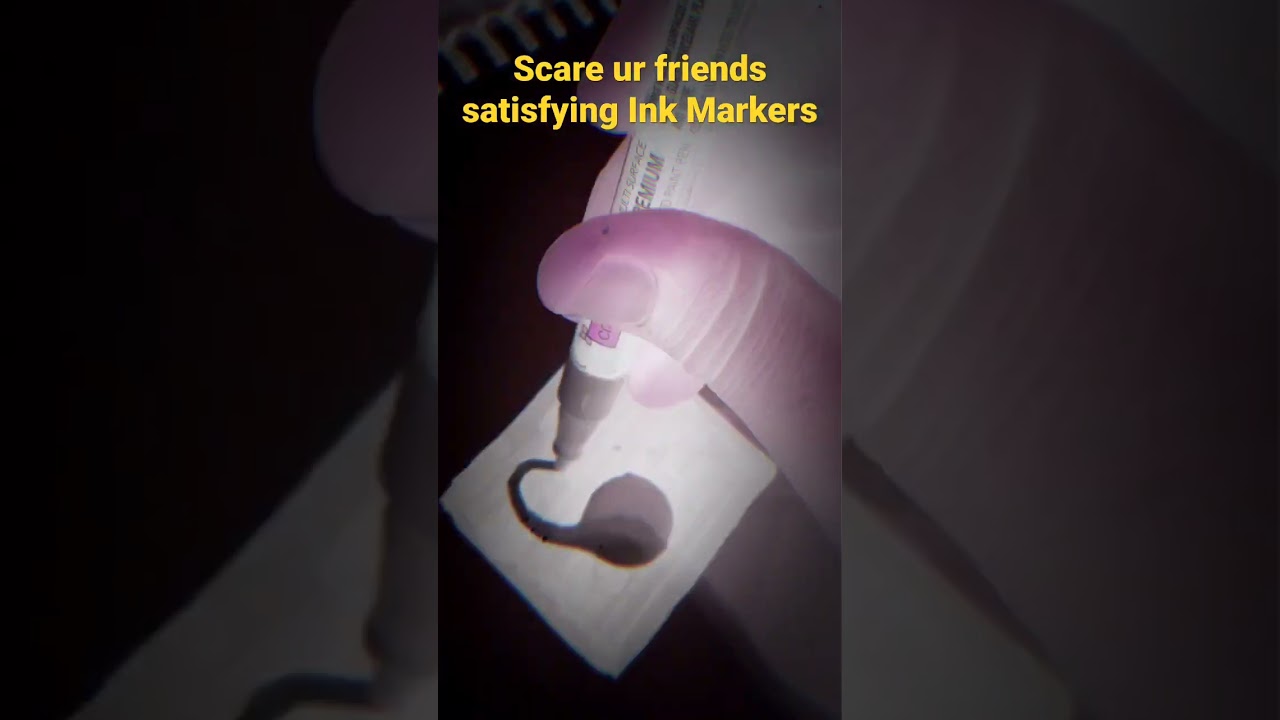 Satisfying Ink Markers  🚨JUMPSCARE🚨