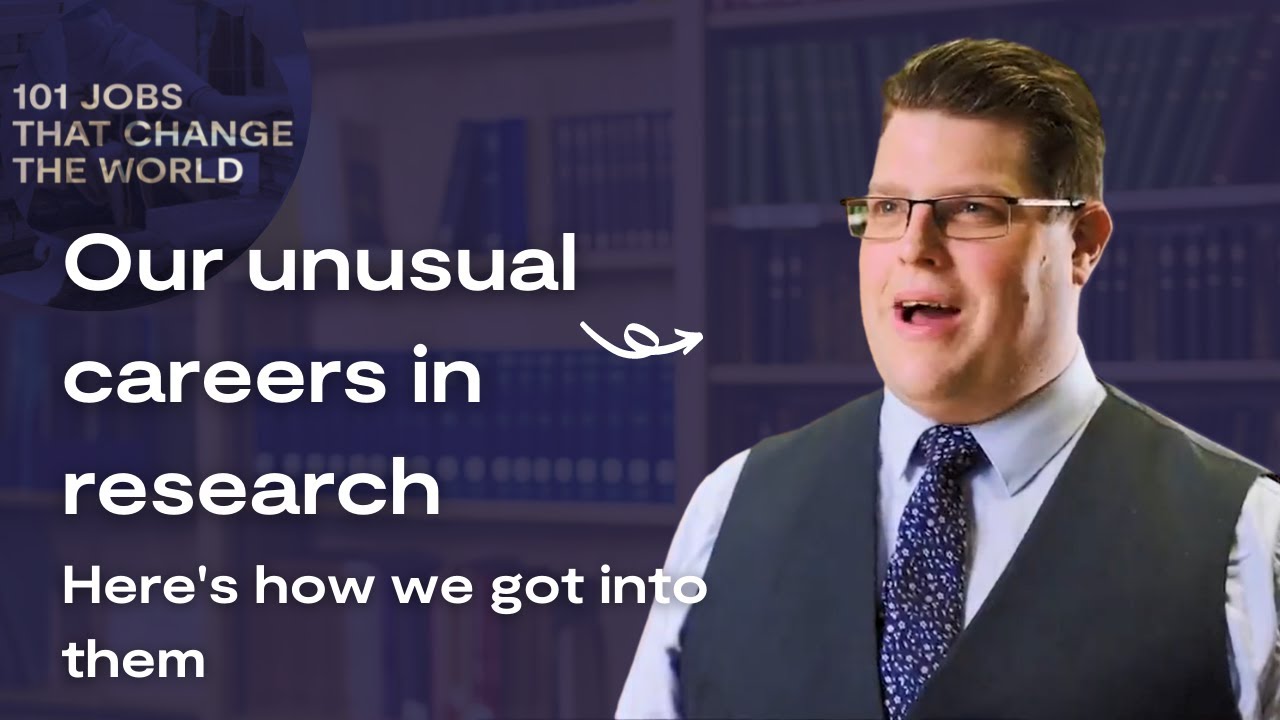 You don't need a PhD to work in science  - 101 Jobs That Change the World (Ep 30)