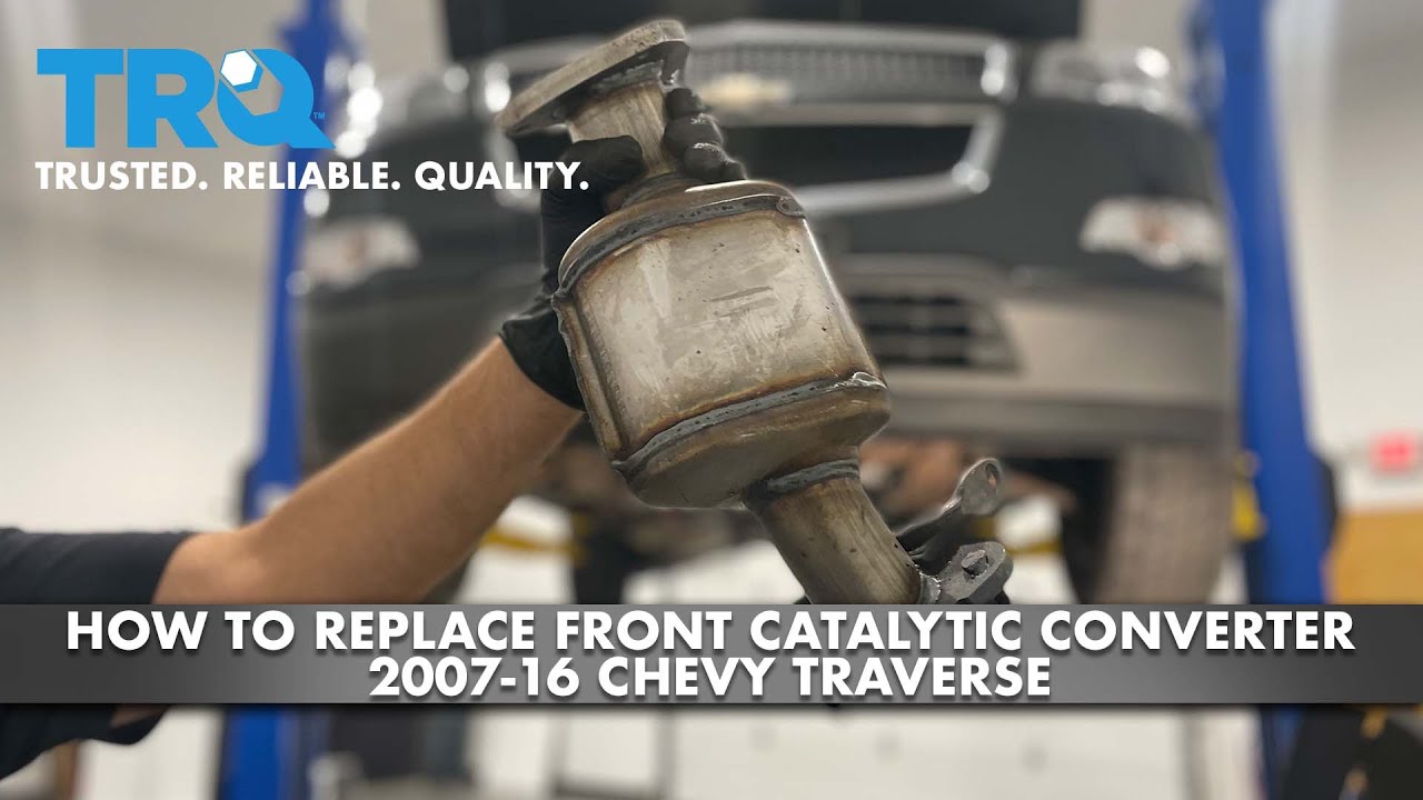 Как заменить передний каталитический нейтрализатор на Chevrolet Traverse 2007-2016 годов