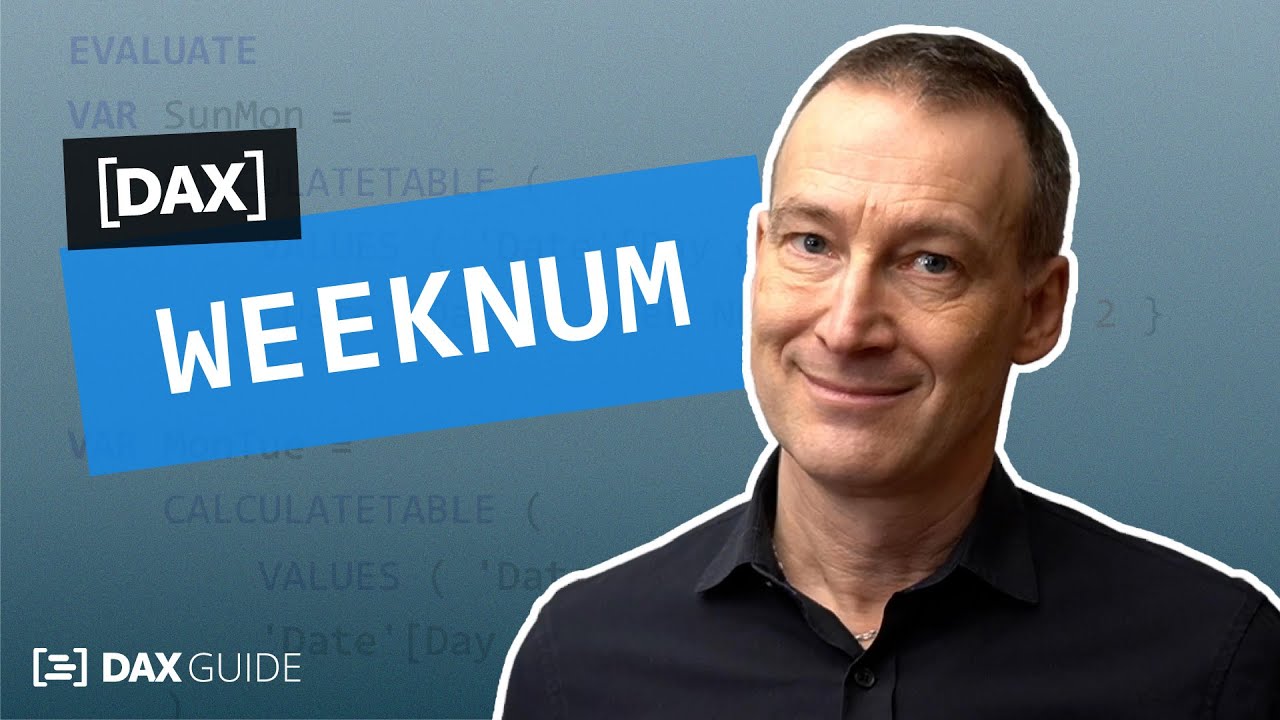 WEEKNUM - DAX Guide