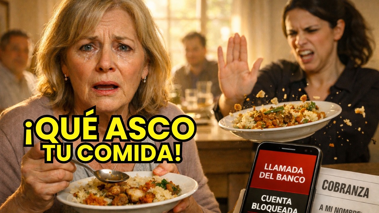Mi nuera me gritó en la cena 