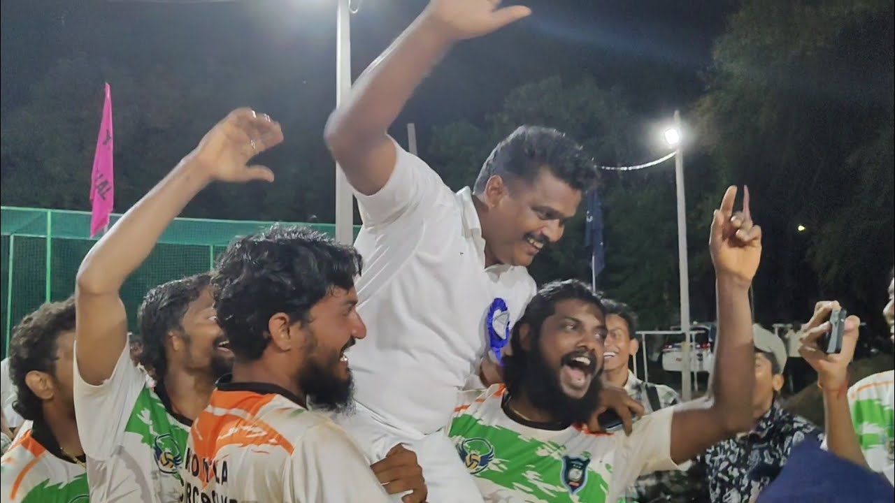 Final Korutla Circle Police Vs Metpally Circle Police Jagtial District Volleyball Tournament #sports