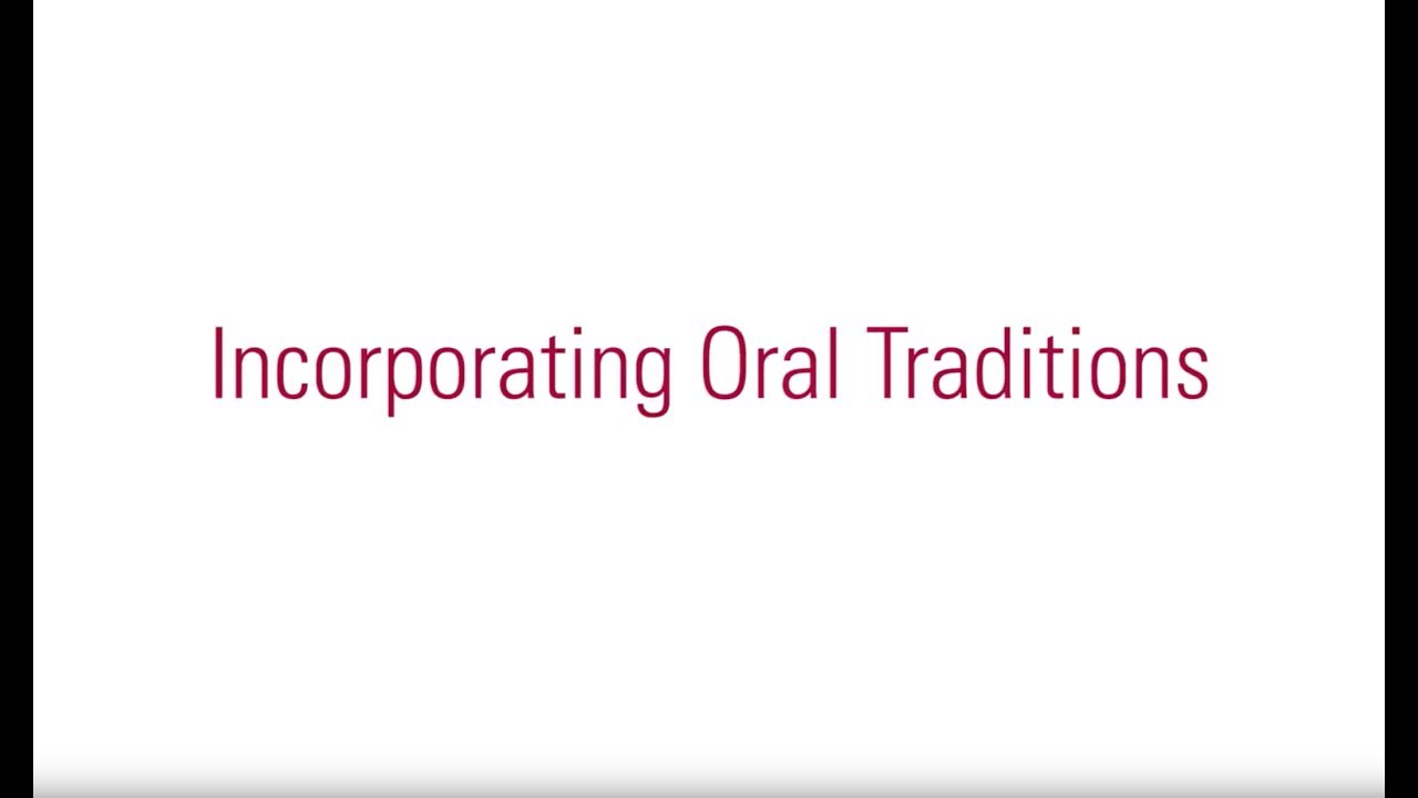 FLEX FORWARD: Incorporating Oral Traditions