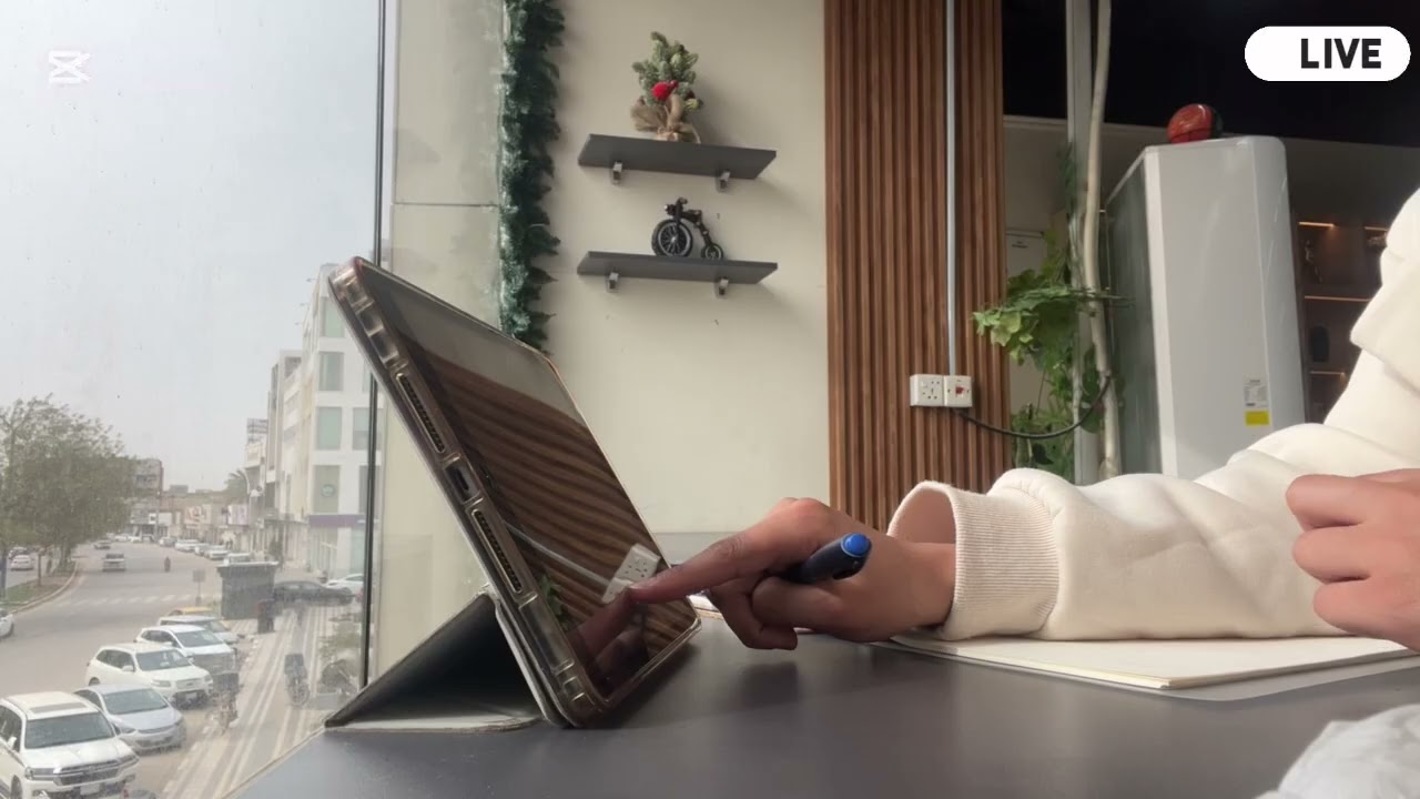 1 h ,real time 🌱studying & making notes 📝🥐⏰