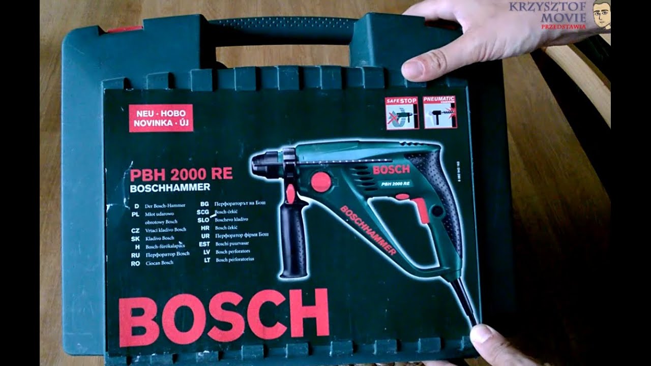 BOSCH PBH 2000 RE - młot udarowo - obrotowy - prezentacja po 2 latach użytkowania