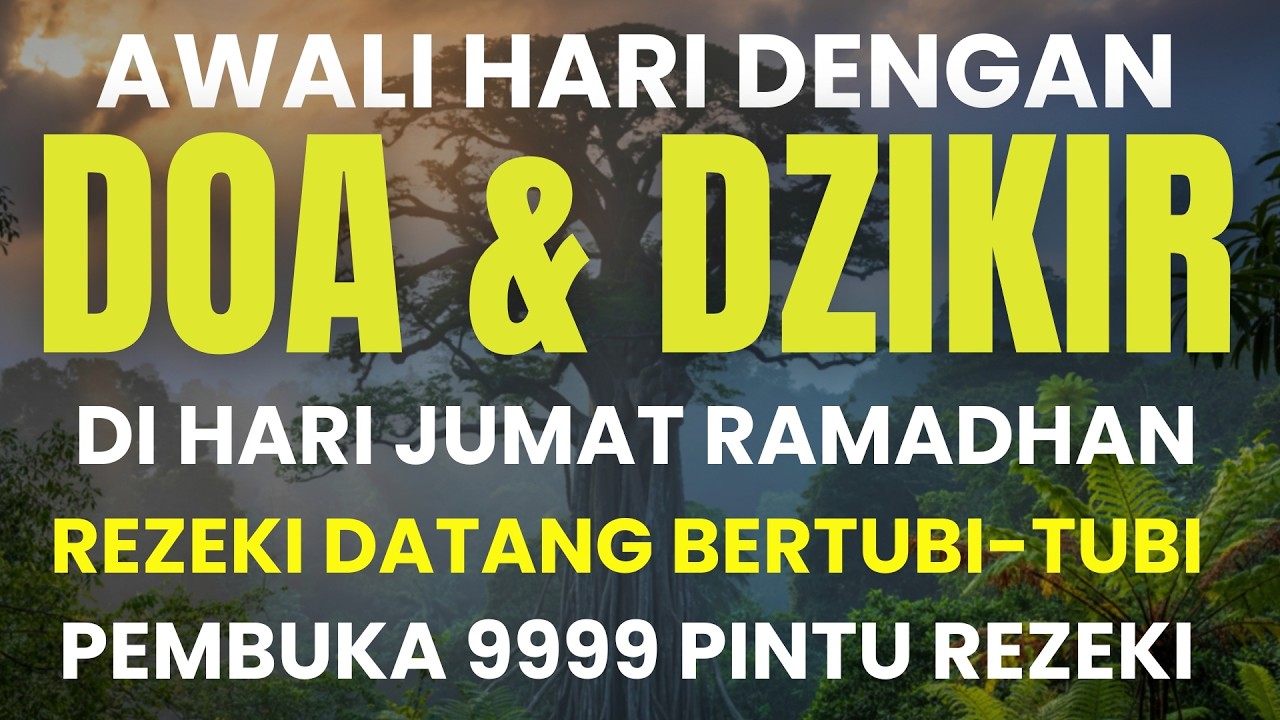 DZIKIR & DOA HARI JUMAT RAMADHAN SESUAI SUNNAH RASUL I DZIKIR PEMBUKA REZEKI I AL MATSURAT MERDU