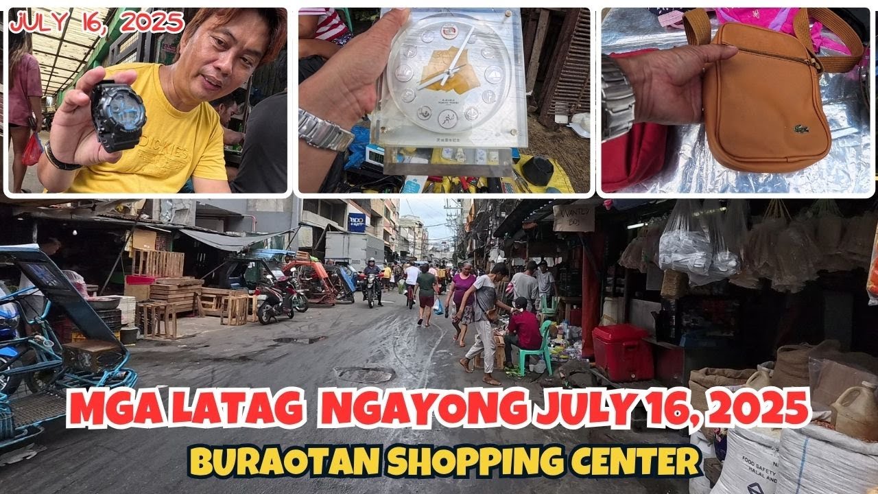 MGA LATAG NGAYONG MYERKULES JULY 16, 2025 LATAGAN SA DIVISORIA