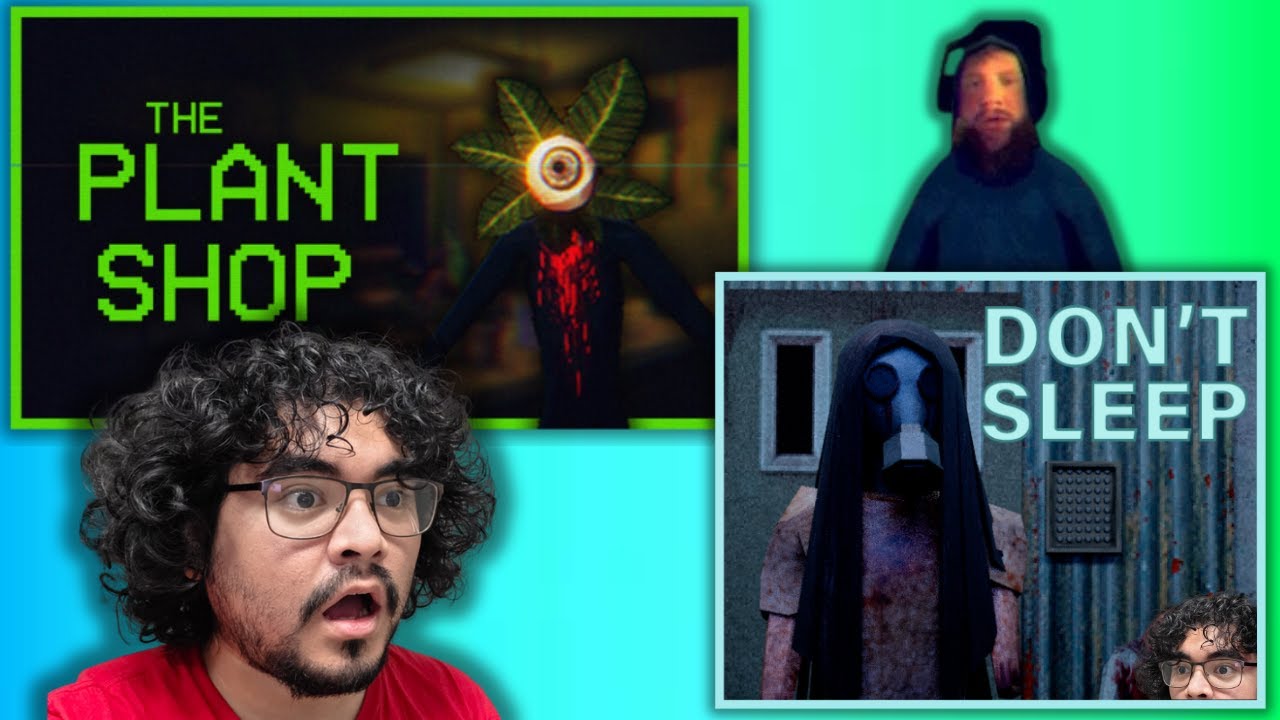 My REACTION Playing Indie Horror Games