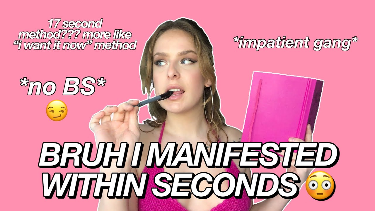 This how u ACTUALLY manifest INSTANTLY (cuz i'm IMPATIENT)  |  17 Second Method  | LOA