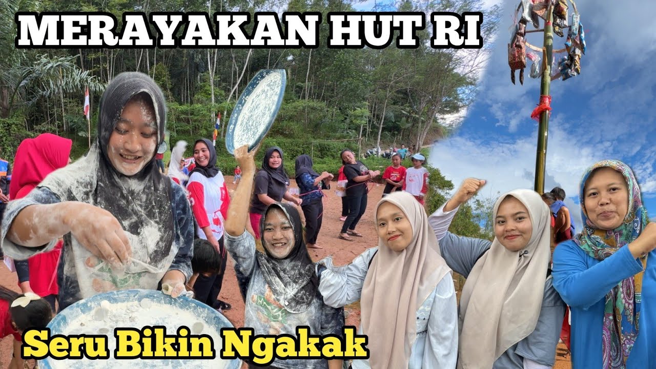 SERUNYA MERAYAKAN 17 AGUSTUASAN DIDESA‼️WARGANYA KOMPAK DAN ASIK