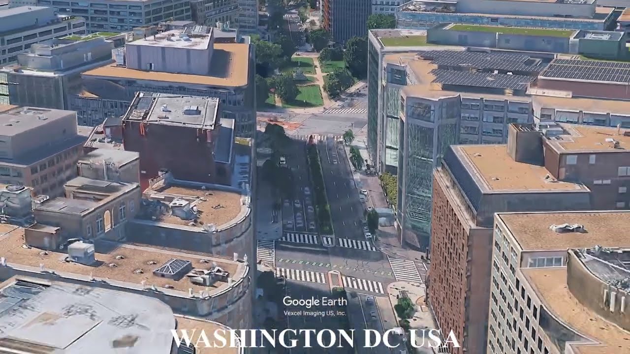 Washington D.C. USA - A Capital Shaped by Rivers and Lowlands