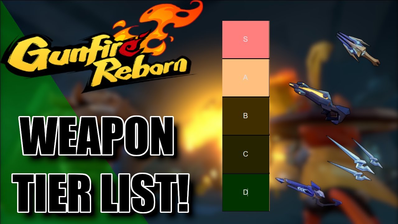 INSANE GUNFIRE REBORN WEAPON TIER LIST (NEW DLC Weapons Included)