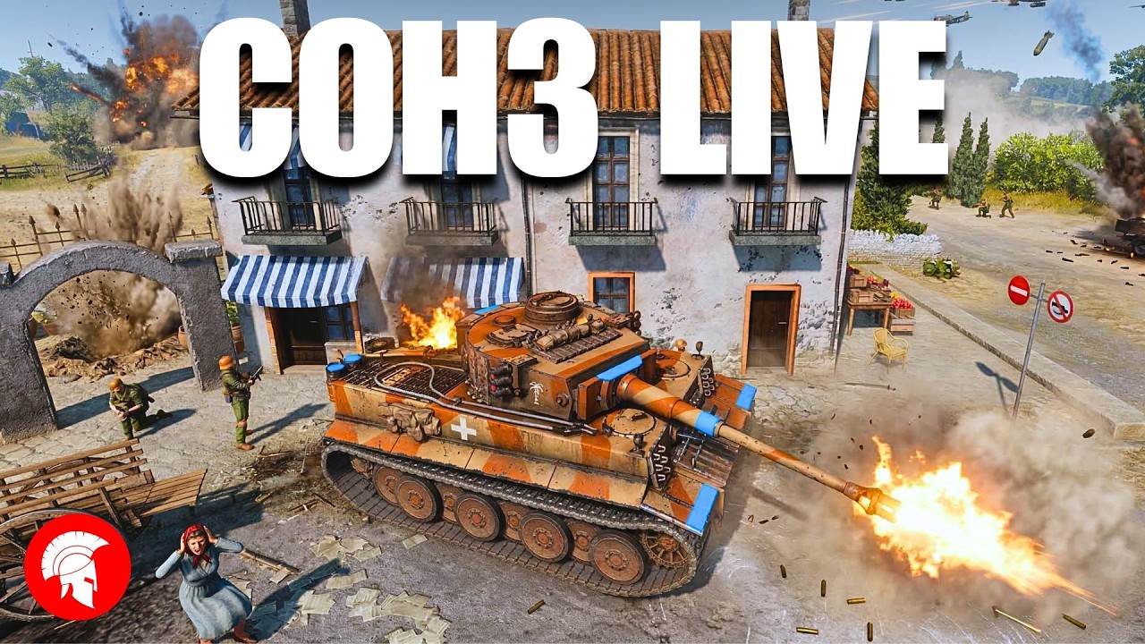 ⭐⭐⭐Company of Heroes 3 Live!⭐⭐⭐High Elo Action!⭐⭐⭐Achilles Gaming!
