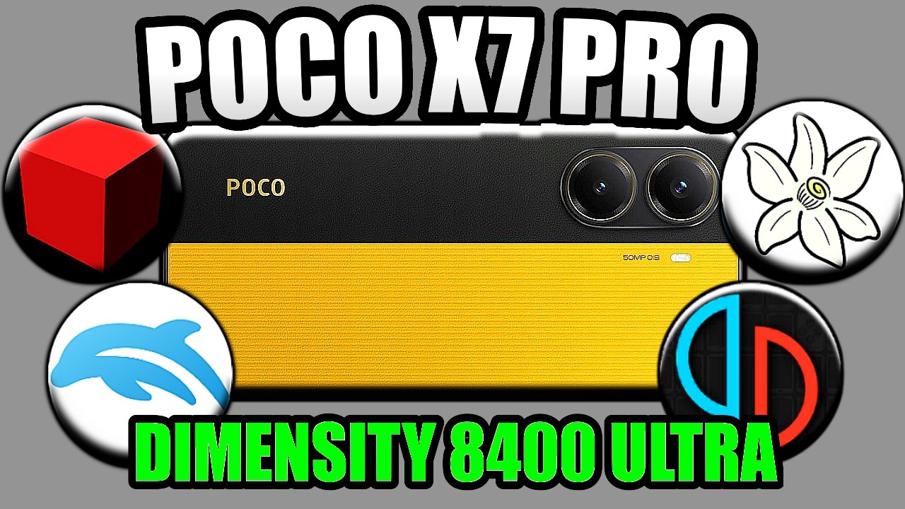 EMULE CONSOLAS en POCO X7 PRO con el DIMENSITY 8400 ULTRA!🔥