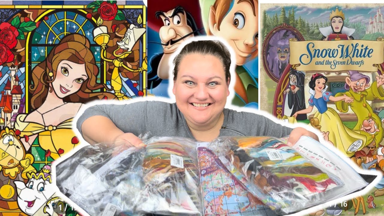 Stamped Cross Stitch Kits Haul From VIP CROSS STITCH 🪡 Disney Designs! Plus Discount Code