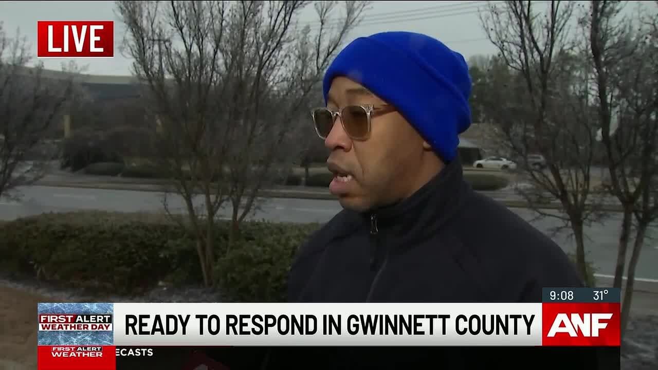 'Ready to respond' Gwinnett County firefighter talks icy conditions