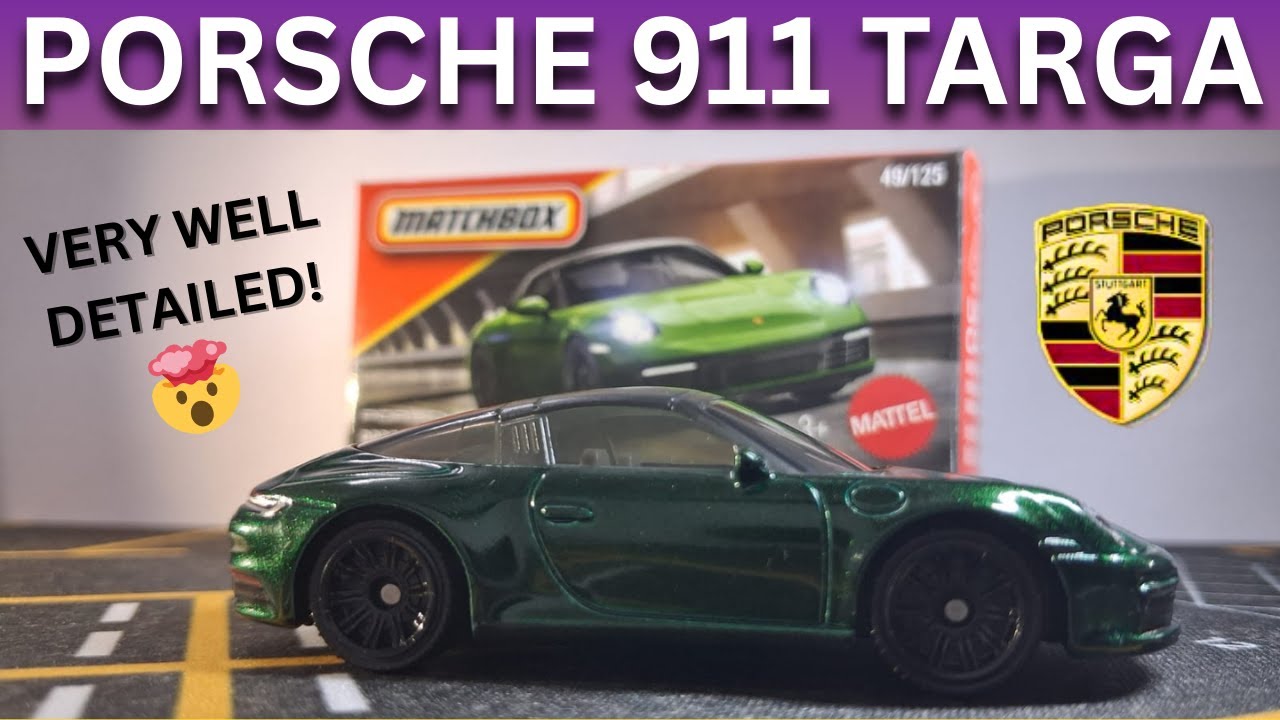 This Matchbox Porsche 911 Targa Is INSANELY Detailed 😱 | Diecast Unboxing