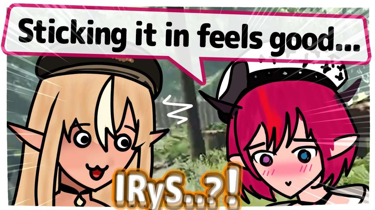 Flare likes to tease IRyS [Shiranui Flare / IRyS]