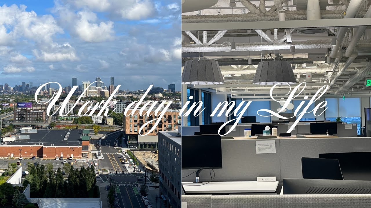 work travel vlog to boston, ma | 9-5 office work days, exploring the city + more