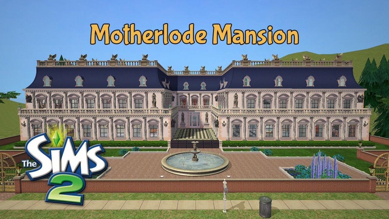 Motherlode Mansion ($1,000,000 Lot Value) : The Sims 2 Speed Build