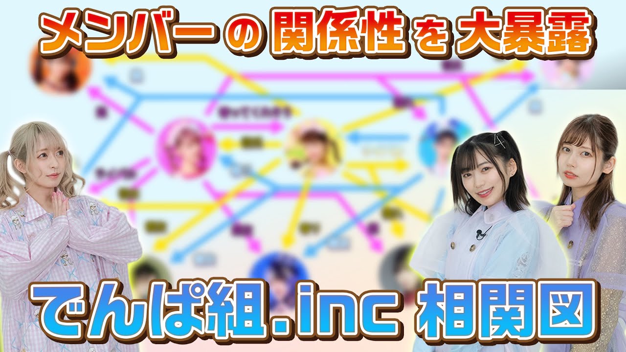 【保存版】でんぱ組.incの相関図を作ったらメンバーの意外な関係性が・・！？