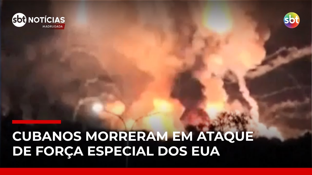 Cubanos que faziam a segurança de Maduro são mortos na operação dos EUA na Venezuela | #SBTNotícias